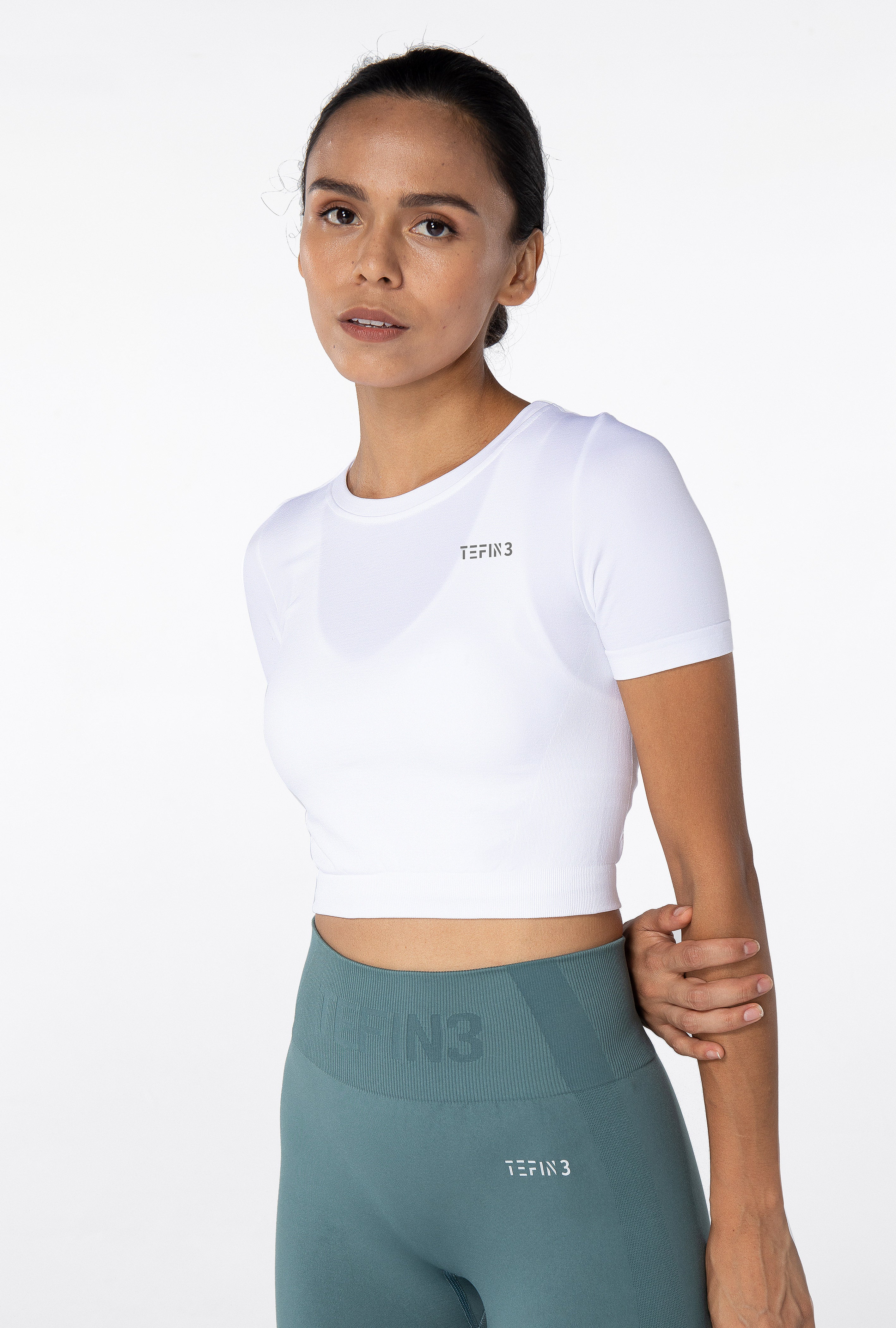 Comfy Seamless T Shirts Short Sleeve White