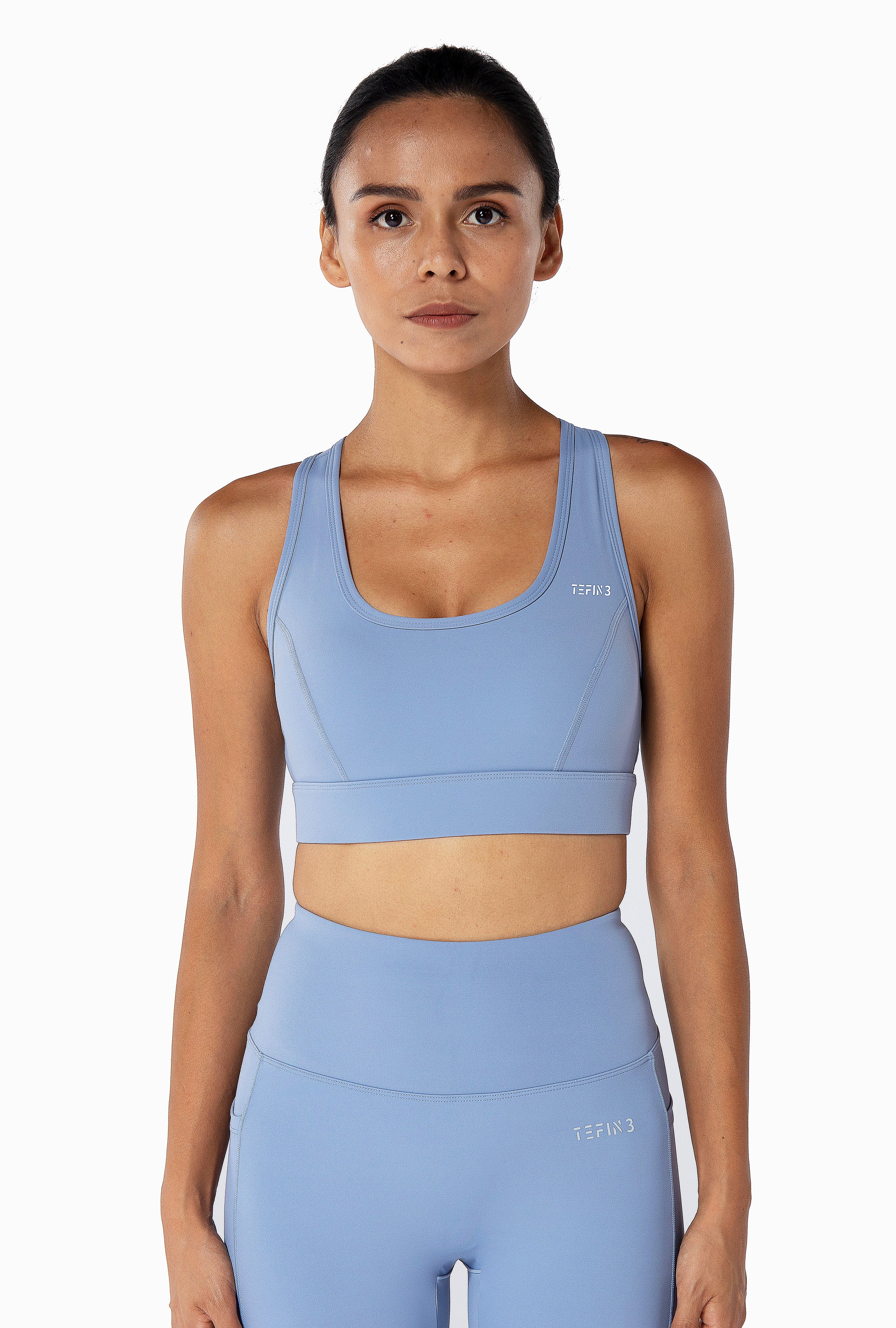 Elas High Impact Sports Bra Training Blue