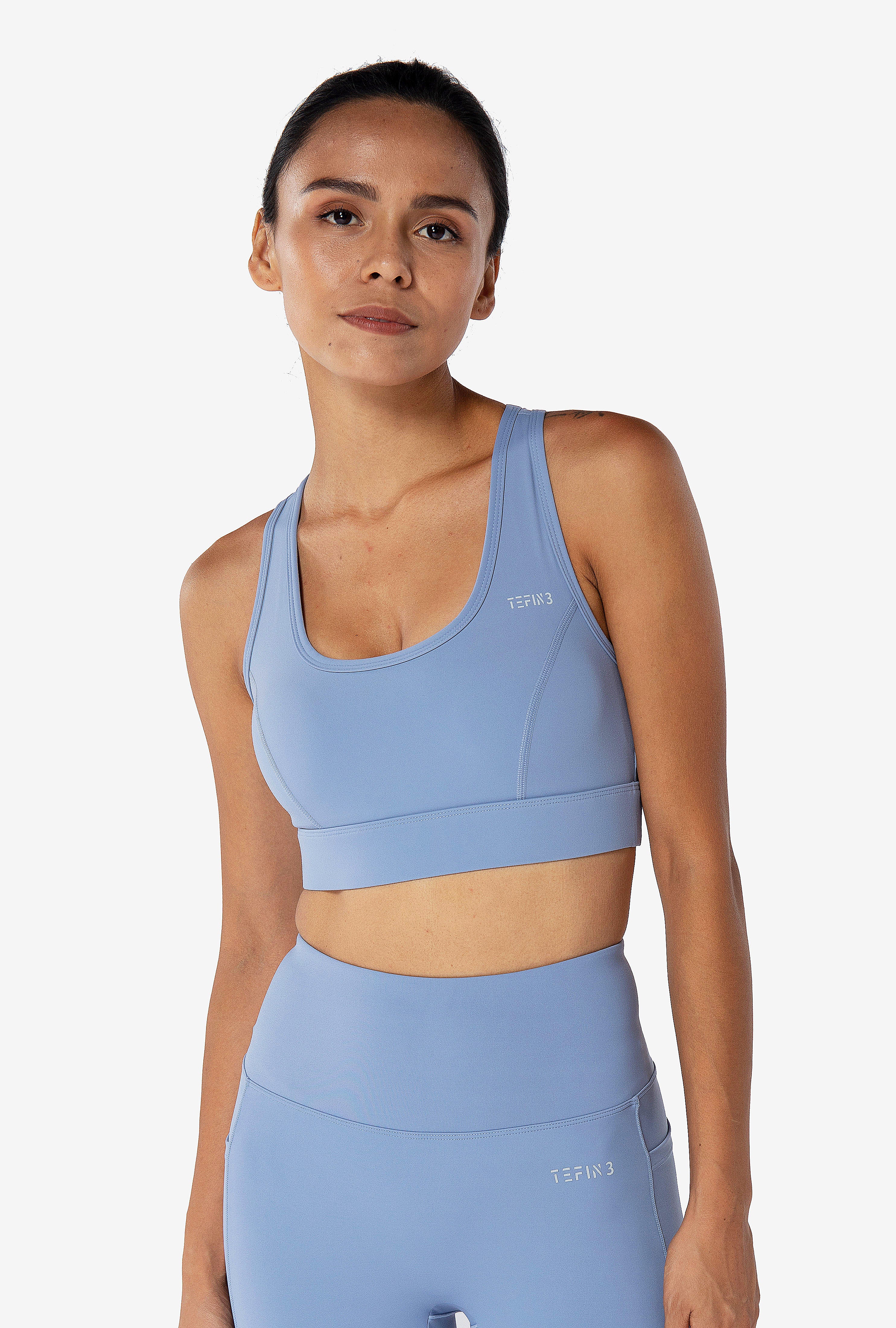 TEFIN3 Elas Sports Bra Training Blue (5)