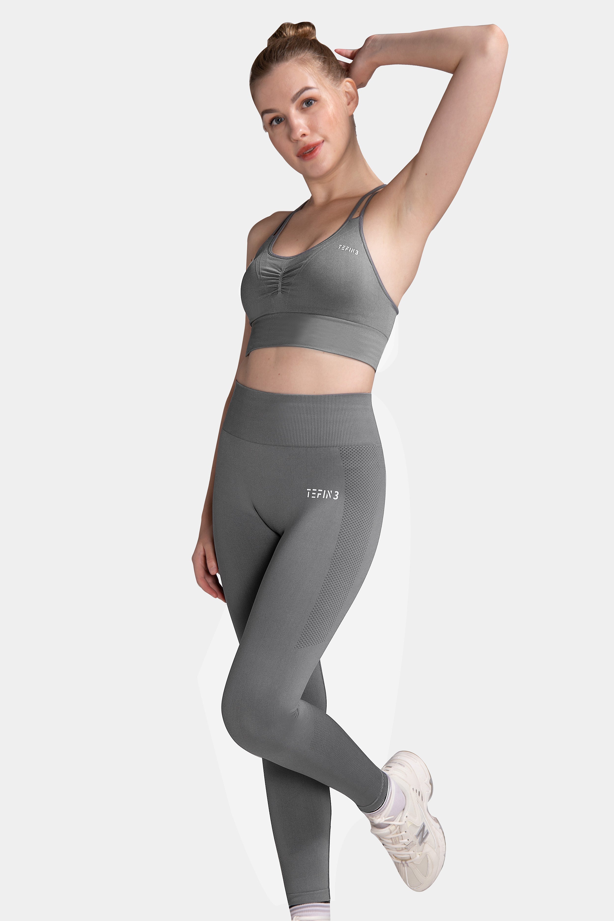 TEFIN3 Comfy Seamless Leggings Grey (4)