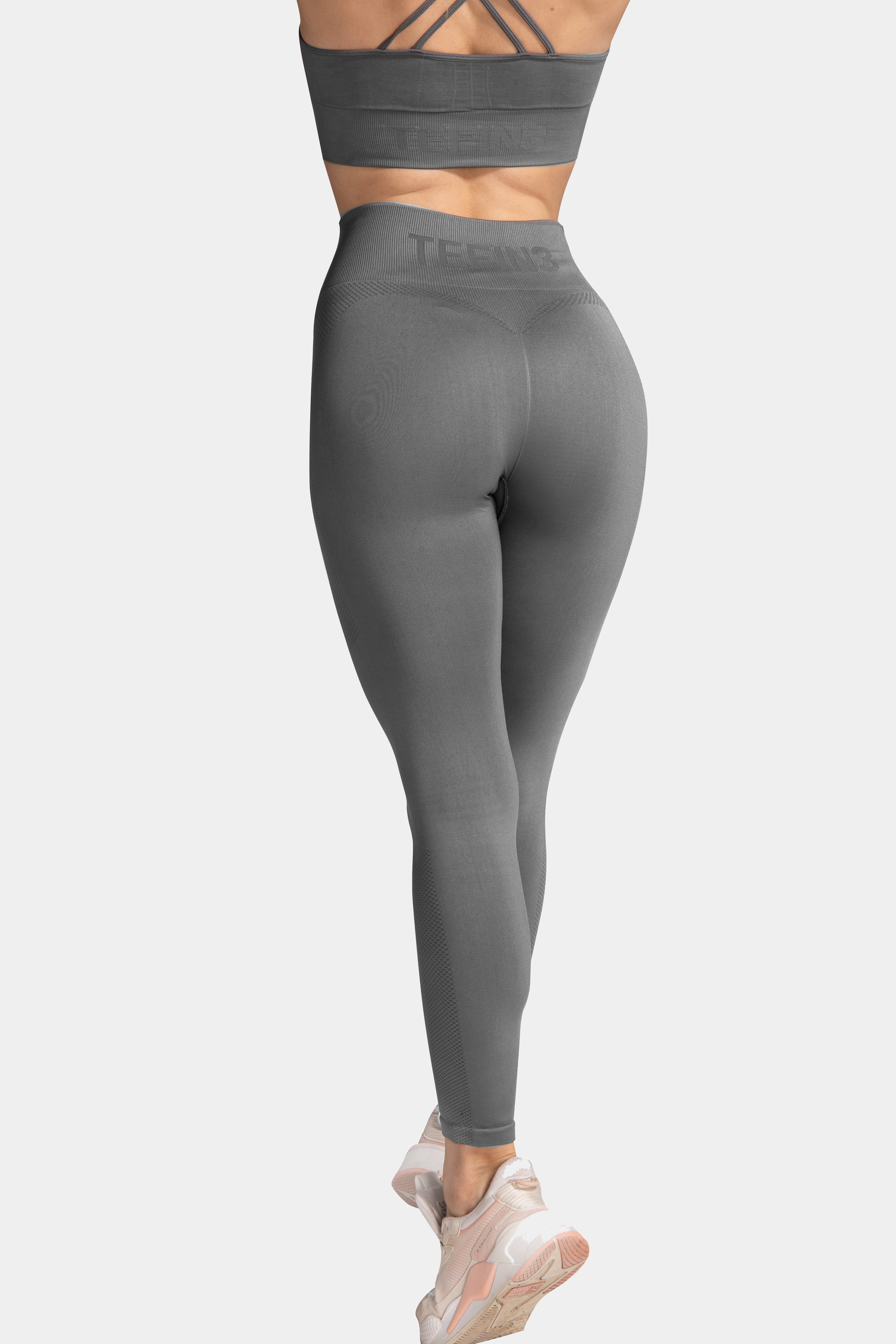 TEFIN3 Comfy Seamless Leggings Grey (3)