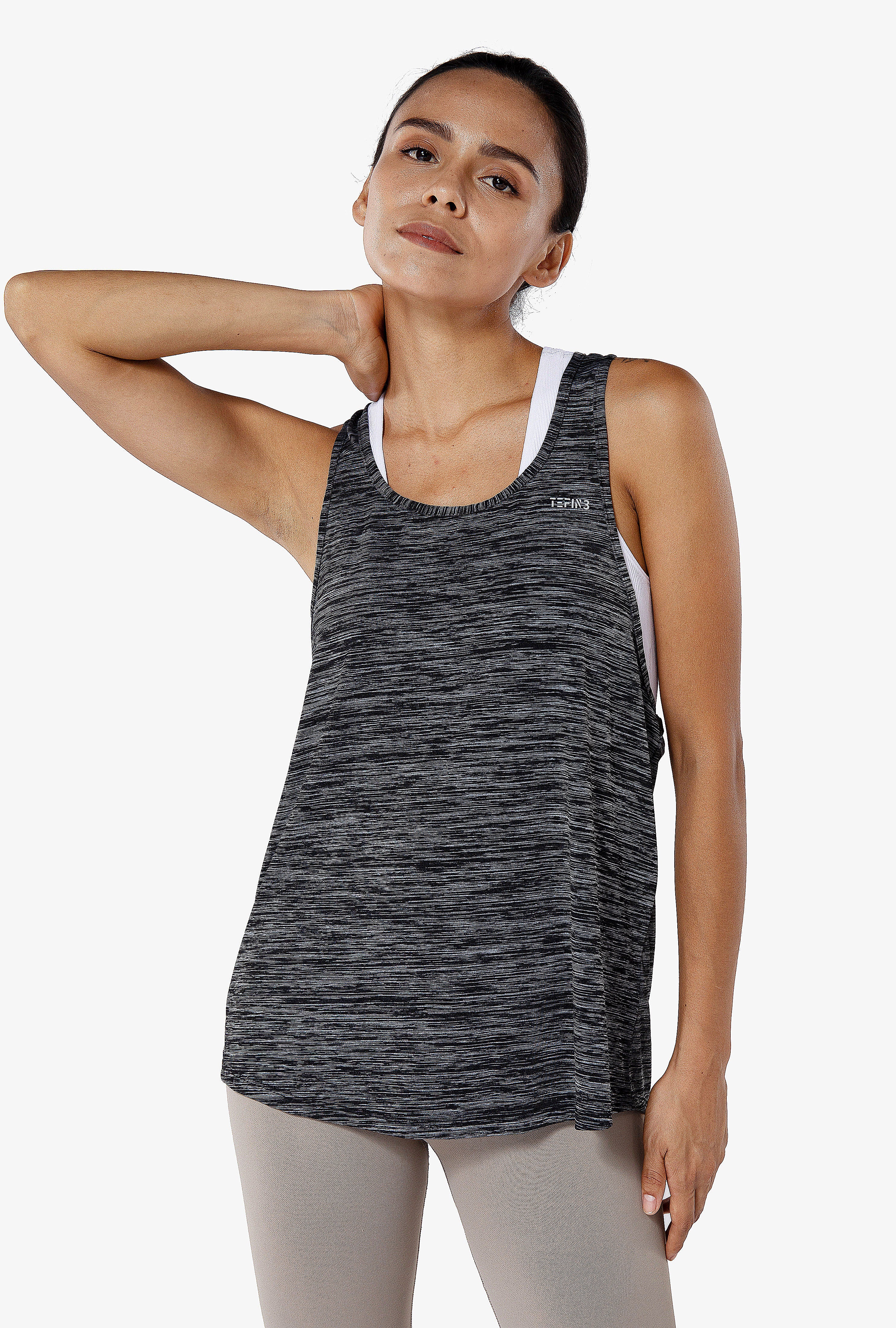 Training Tank Top Drop Arm Dark Grey（2）